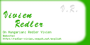 vivien redler business card